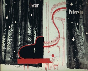 Davis Stone Martin cover design: Oscar Peterson Piano Solos MG C-106